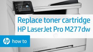 Huong dan thay muc may in HP Color LaserJet Pro MFP M277dw