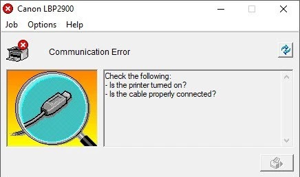 Máy in không nhận lệnh in – Nguyên nhân và cách khắc phục nhanh 4 may in canon lbp2900 khong nhan cap