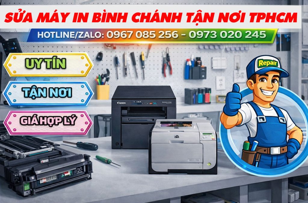 Sửa máy in Bình Chánh tận nơi | Thợ Giỏi, Đến Nhanh 30-40 Phút Gọi 9 sua may in binh chanh tan noi