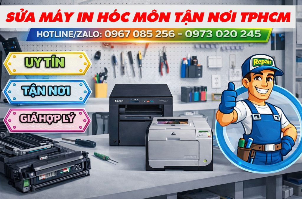 Sửa máy in Hóc Môn tận nơi – Khắc phục nhanh, Tiết kiệm chi phí 9 sua may in huyen hoc mon