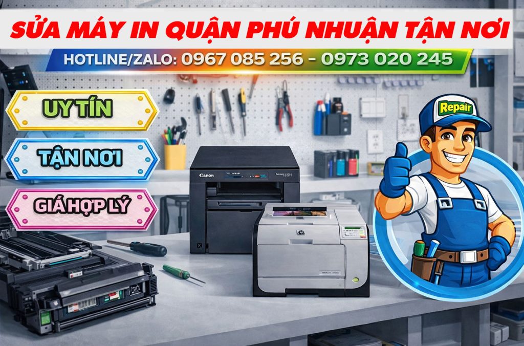 Dịch Vụ Sửa Máy In Quận Phú Nhuận Tận Nơi, Khắc Phục Lỗi Nhanh Chóng 9 sua may in quan phu nhuan tan noi